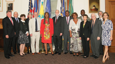 Meeting of Haitian and U.S. cultural leaders in Washington, DC on May 5, 2010